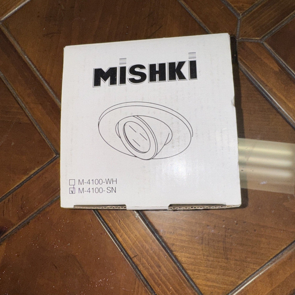 Mishki M-4100-SN Recessed Lighting Trim, Satin Nickel Adjustable Gimbal