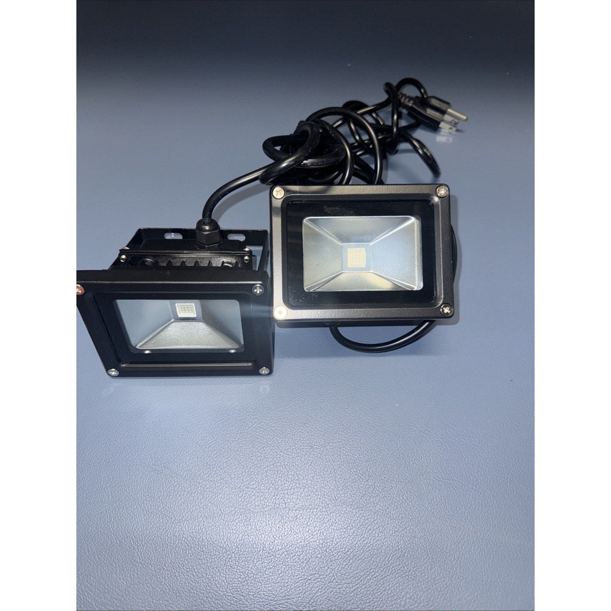 YQL-FLUV-10 Purple LED Flood Lights for DJ Disco Blacklight, Outdoor (Set of 2)