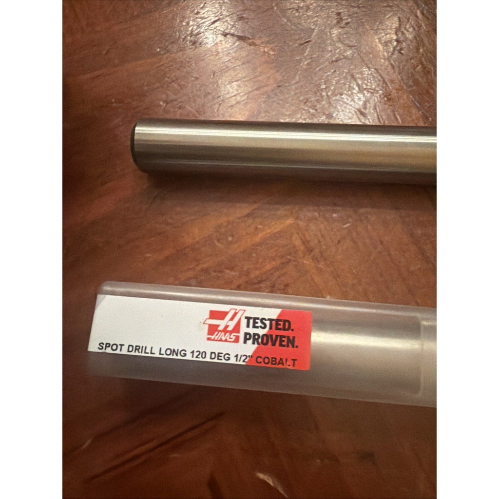 Haas 03-1211 1/2" 120° Carbide Chamfer Mill Spot Drill Set of 2 New Unused
