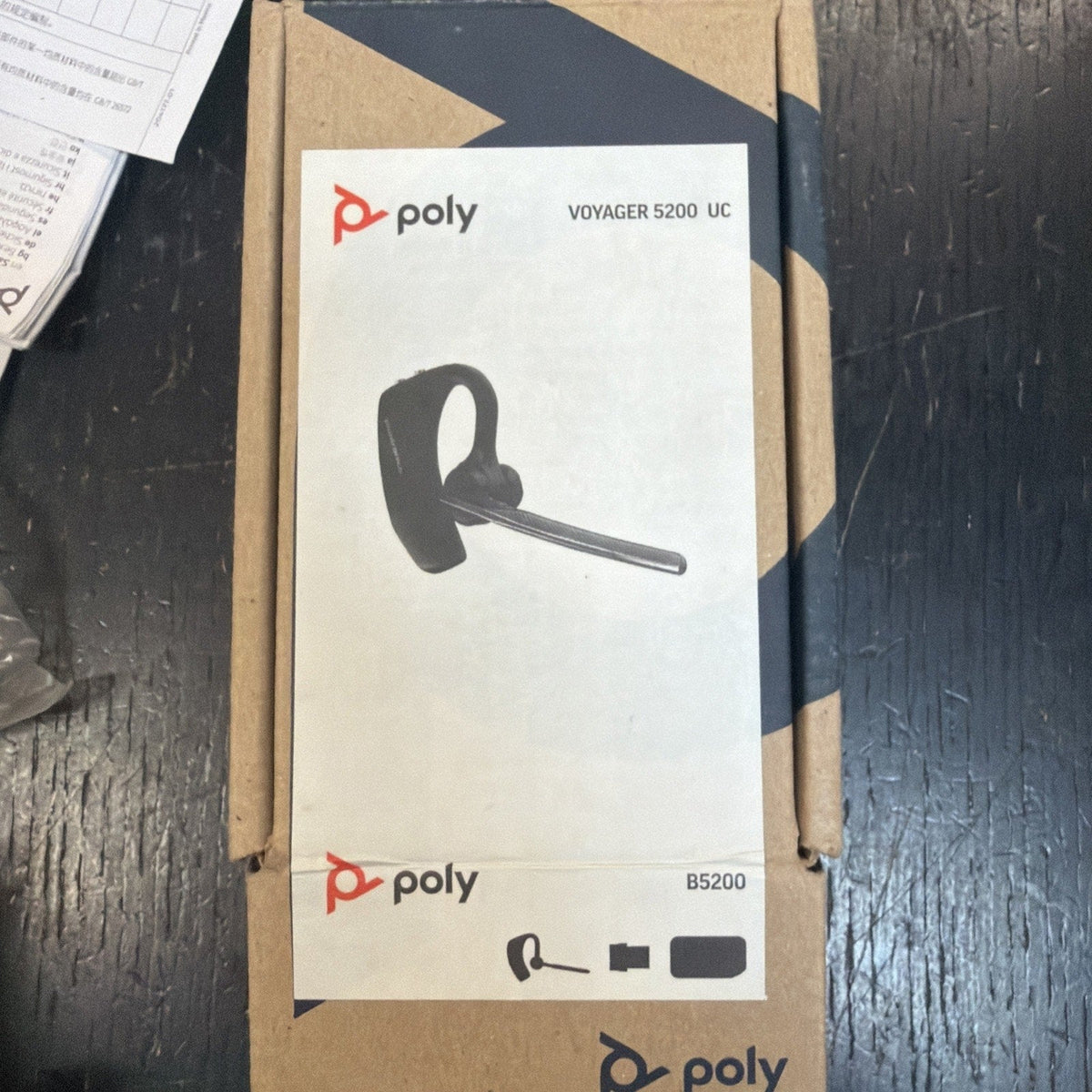 HP Poly Voyager 5200 USB-A Wireless Headset 7K2E1AA OPEN BOX