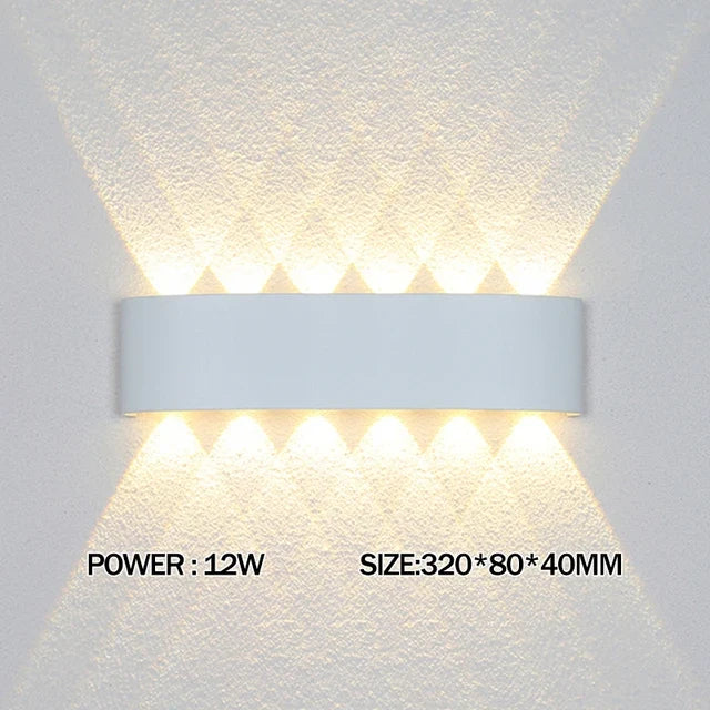 IP65 Led Wall Lamp Waterproof Interior Wall Light AC110V 220V Lndoor Outdoor Lighting For Living Room Bedroom Stairs Home Decor