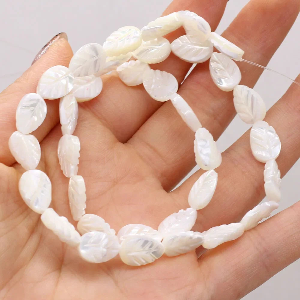 Natural Freshwater Shell Beads White Different Shape Loose Bead For Jewelry Making DIY Bracelet Necklace Earring Accessories
