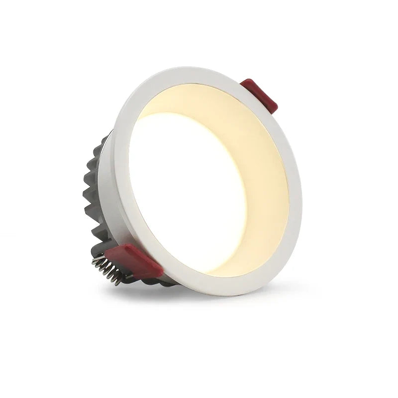 Recessed Anti-glare LED COB Downlight 18W 24W Dimmable 85-265V Ceiling Lamp Spot Light 12W 15W Home Living Room Bedroom Lighting