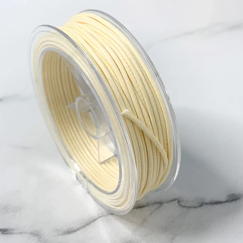 0.5/1/1.5/2/3MM LineWaxed Cord Cotton Thread String Strap Necklace Rope Bead Bracelet for DIY Jewelry Making Supplies