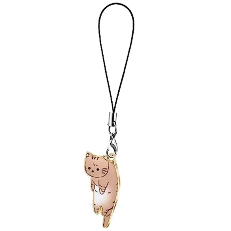 Phone Charm Strap Keychain Kawaii-Cute Crystal Jellyfish Pendant  Phone Chain Bowknot Phone Charm Keycord for  iPhone Camera Bag
