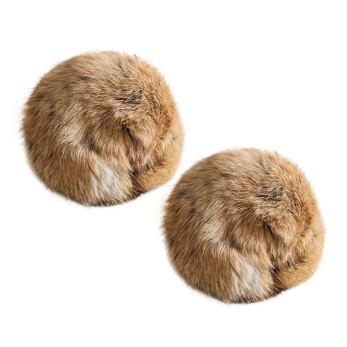 1/2/3/6Pcs Rabbit Fur Catnip Toy Balls Bite Resistant Interactive Chasing Plush Balls Self Play Stress Relief Kitten Toy 2026