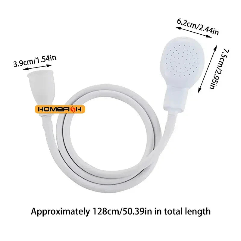 Multifunctional Faucet Sprinkler - Shower Head Extender with Drain Filter & Hose, Sink Cleaning Tool for Bathroom, Pet Bath Supp
