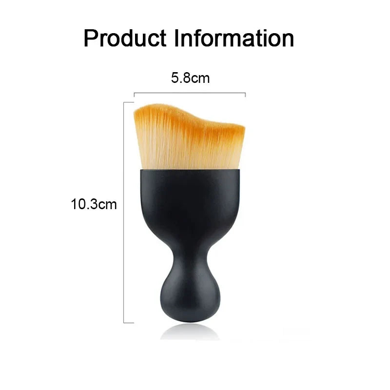1PCS Nail Cleaning Brush Powder Nail Brush Cleaning Nails Dust Nail Brush Makeup Brushes Manicure Accessories XJS12
