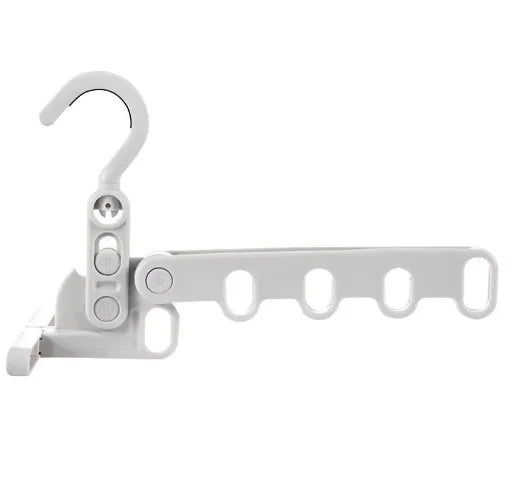 Portable Foldable 5-Hole Clothes Hanger, Outdoor Travel Drying Rack for Hotel Camping Hiking