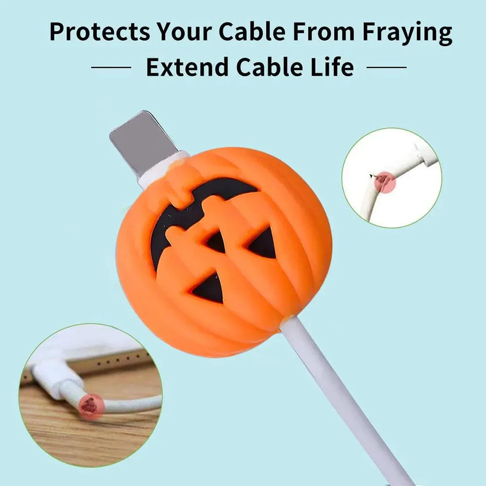 1pcs Fruit Shape Cable Protector Protective Sleeve Cute Anti-breakage Data Line Mobile Phone Charging Cable Protector For iphone