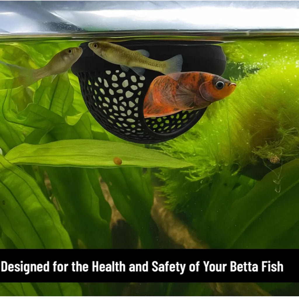 1 Pc Betta Fish Hammock Aquatic Tank Floating Hammock Provides A Safe Resting Place For Betta Fish, Shrimp And Small Creatures.