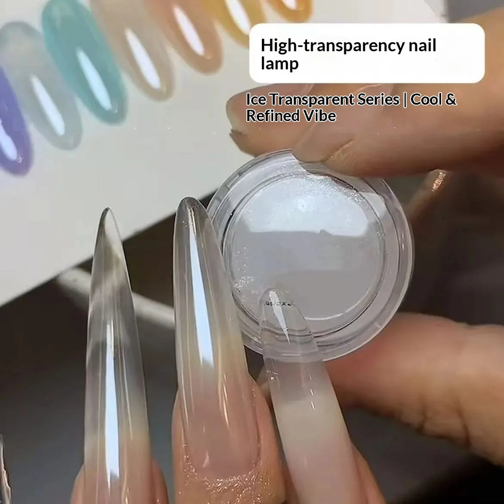1Jar Flash Plating Aurora Nail Powder High Glossy Light Bulb Super Bright Moonlight White Mirror Nail Glitter Chrome RubbingDust