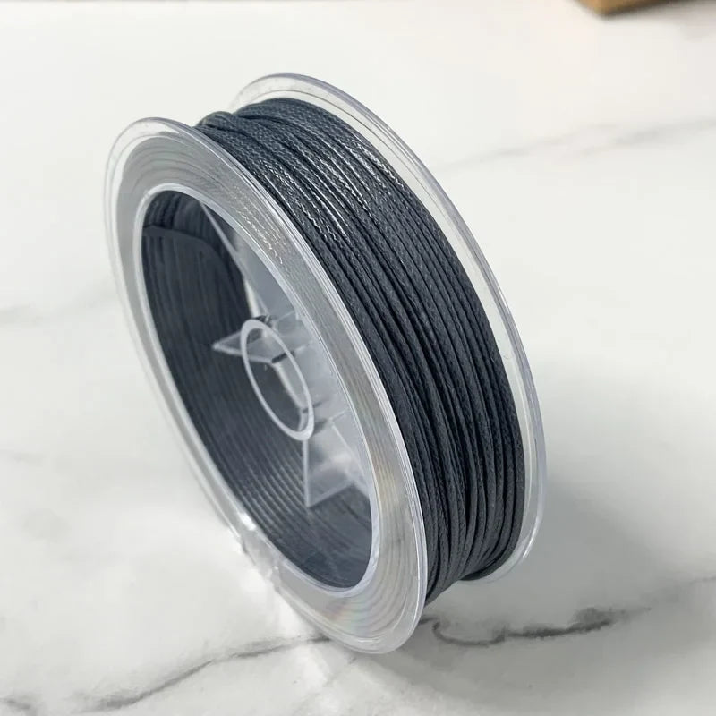 0.5/1/1.5/2/3MM LineWaxed Cord Cotton Thread String Strap Necklace Rope Bead Bracelet for DIY Jewelry Making Supplies