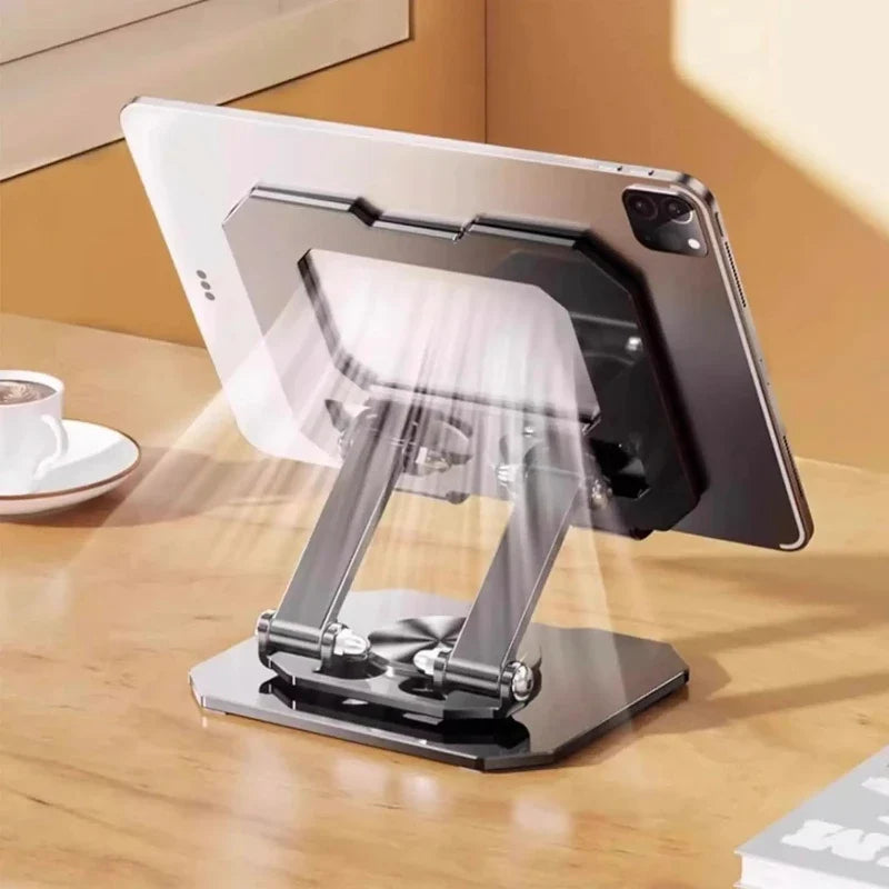 Tablet Stand Swivel Ipad Stand with 360 Rotating Base Adjustable Tablet Holder for Drawing, Compatible with IPad/Air/Mini More