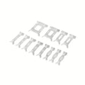 12Pcs/Set Ring Adjustment Pad Ring Size Adjuster Fixed Reduction Pad Invisible Ring Holder Retainer Shrinker for Large Rings