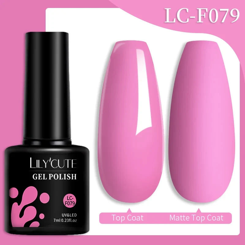 LILYCUTE 7ml Reflective Glitter Nail Gel Polish Effect Sparkling Soak Off Gel Semi Permanent For Manicure Nail Art UV Nail Gel