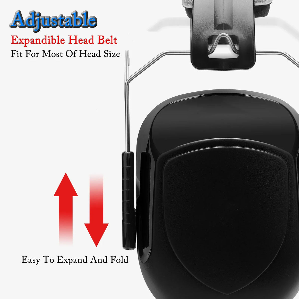 Color Adjustable Anti-Noise Head Earmuffs SNR-34dB Ear Protector Ear Muff  For Work Study Shooting Woodwork Hearing Protection