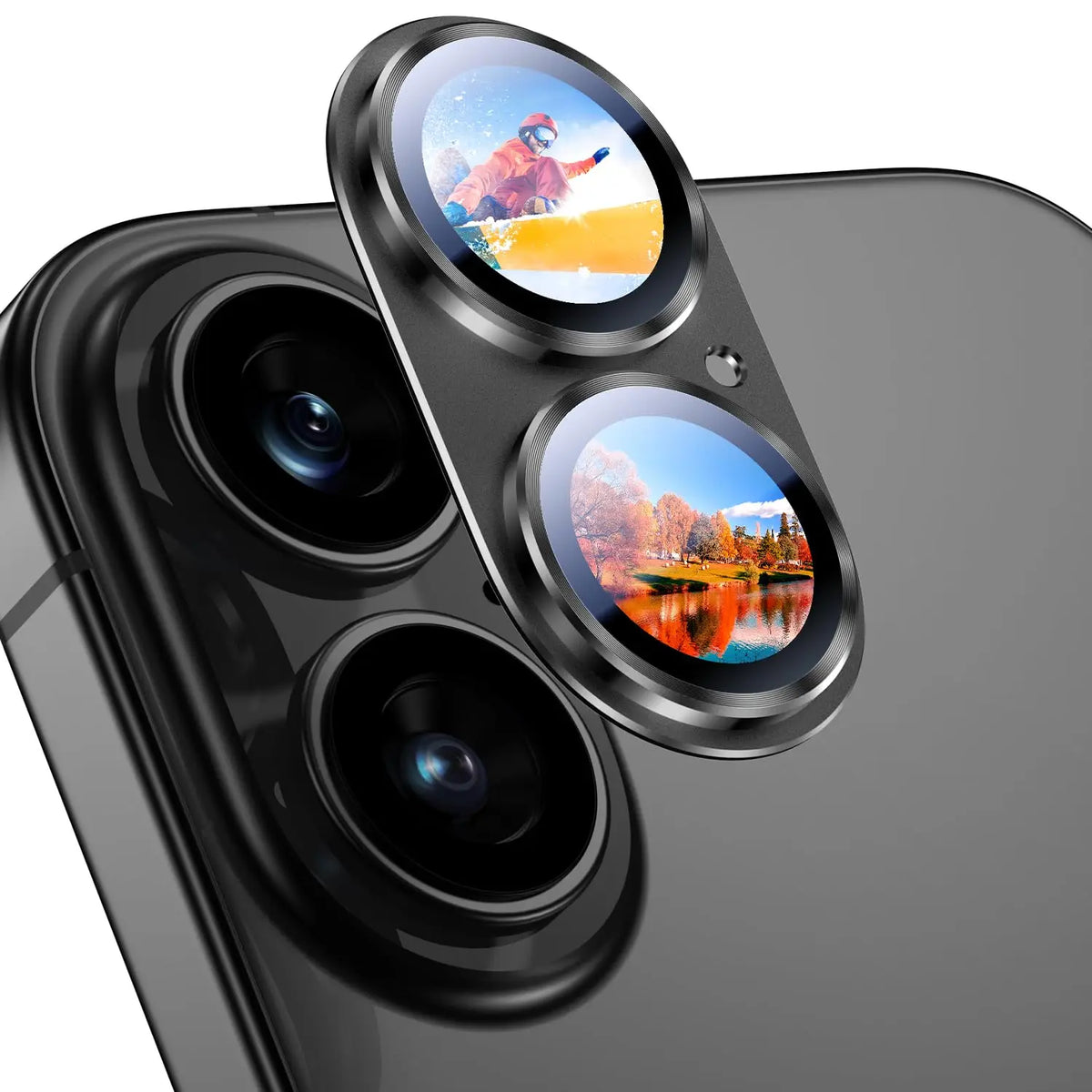 Metal Tempered Glass Camera Protector for iPhone 17 Pro Max Lens Protection For iPhone 17 Pro Air Phone Lens Cover Accessories