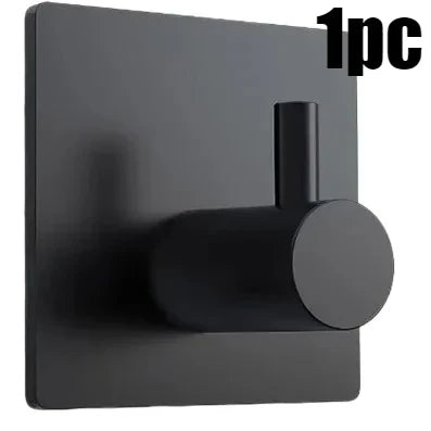 1/4Pcs Bathroom Robe Hooks Stainless Steel Towel Hanger Waterproof Hook Multi-Purpose Hanger Hook Door Bathroom Shower Kitchen