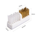 1pcs Electric Nail Grinding Head Cleaning Brush Portable Manicure Drills Bits Cleanser Dual Copper Wire Brush Clean Tools