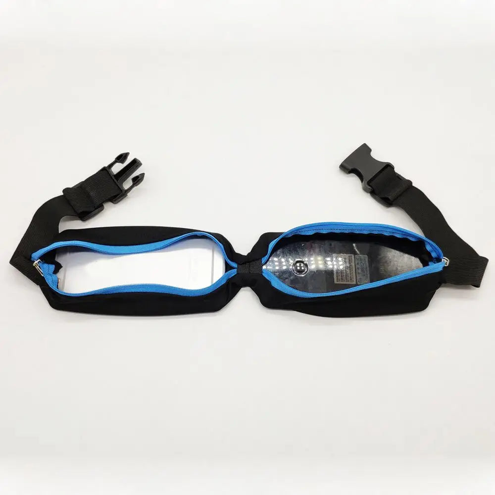 1×Running Waist Bag Women Pocket Phone Bag Outdoor Jogging Cycling Bag Waterproof Adjustable Anti-theft Pack Men Belt Sports Bag