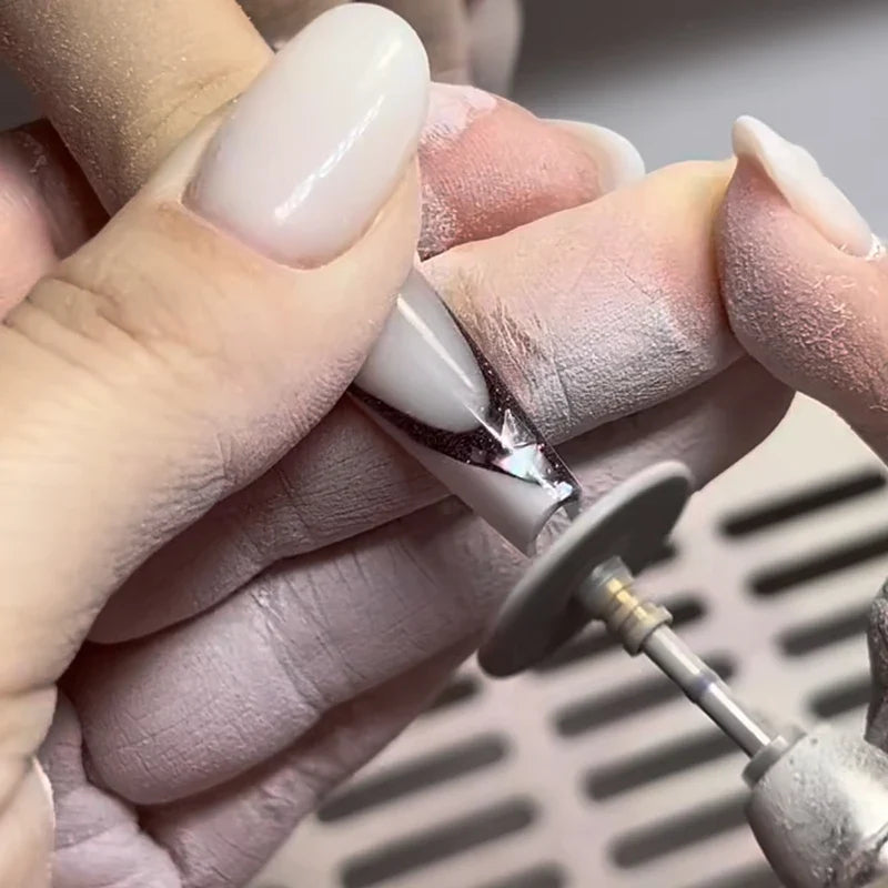 Metal Nail Polishing Removal Head Diamond Electric Nail Drill Bit Disc Grinding Burr T Mills Grinder Cuticle Cutter Art Tools