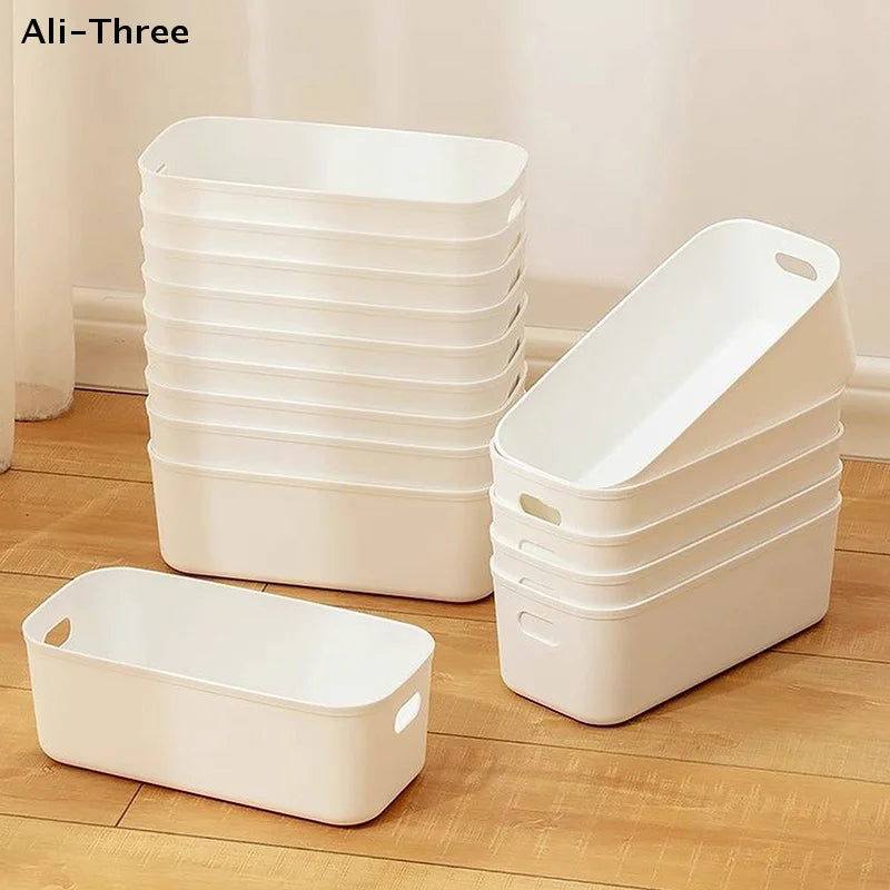 1/3PCS Multifunctional Desktop Storage Box Toiletries Cosmetic Sundries Plastic Storage Organization Box Drawer Organizer