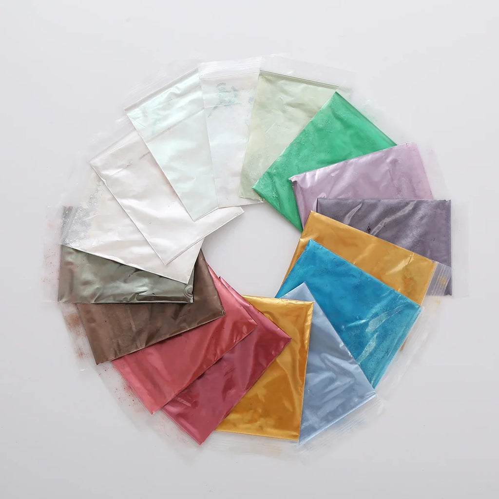 126 Colors Mica Powder Pigments for Soap Coloring Skin Safe for DIY Soaps Bath Bombs Candle Making Nail Polishes Epoxy Resin Dye