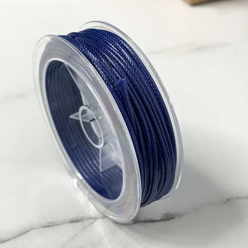 0.5/1/1.5/2/3MM LineWaxed Cord Cotton Thread String Strap Necklace Rope Bead Bracelet for DIY Jewelry Making Supplies