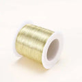 18K Real Gold Plated Copper Wire For DIY Handmade Jewelry Making Supplies Jewellery Accessories Beads Materials Wire Wholesale