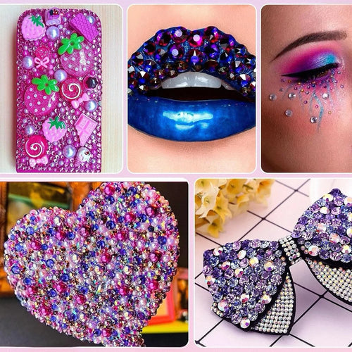 1 Box 3mm Mixed Color Set Jelly Flatback Resin Rhinestones For Cup Garment Bag Shoes Nail Art Phone Case Decoration
