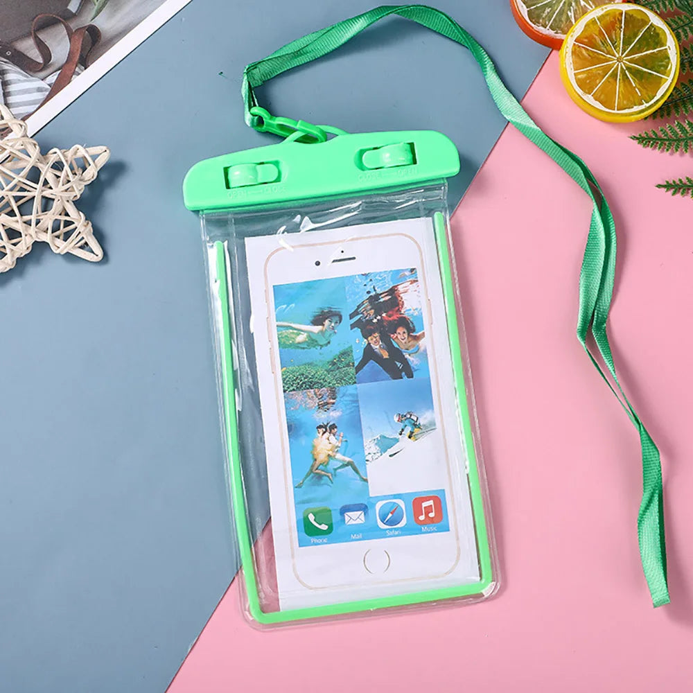 Waterproof Phone Case Swimming Water Proof Bag Universal Underwater Protector Pouch Cover For iPhone Samsung Below 6.7" Phone