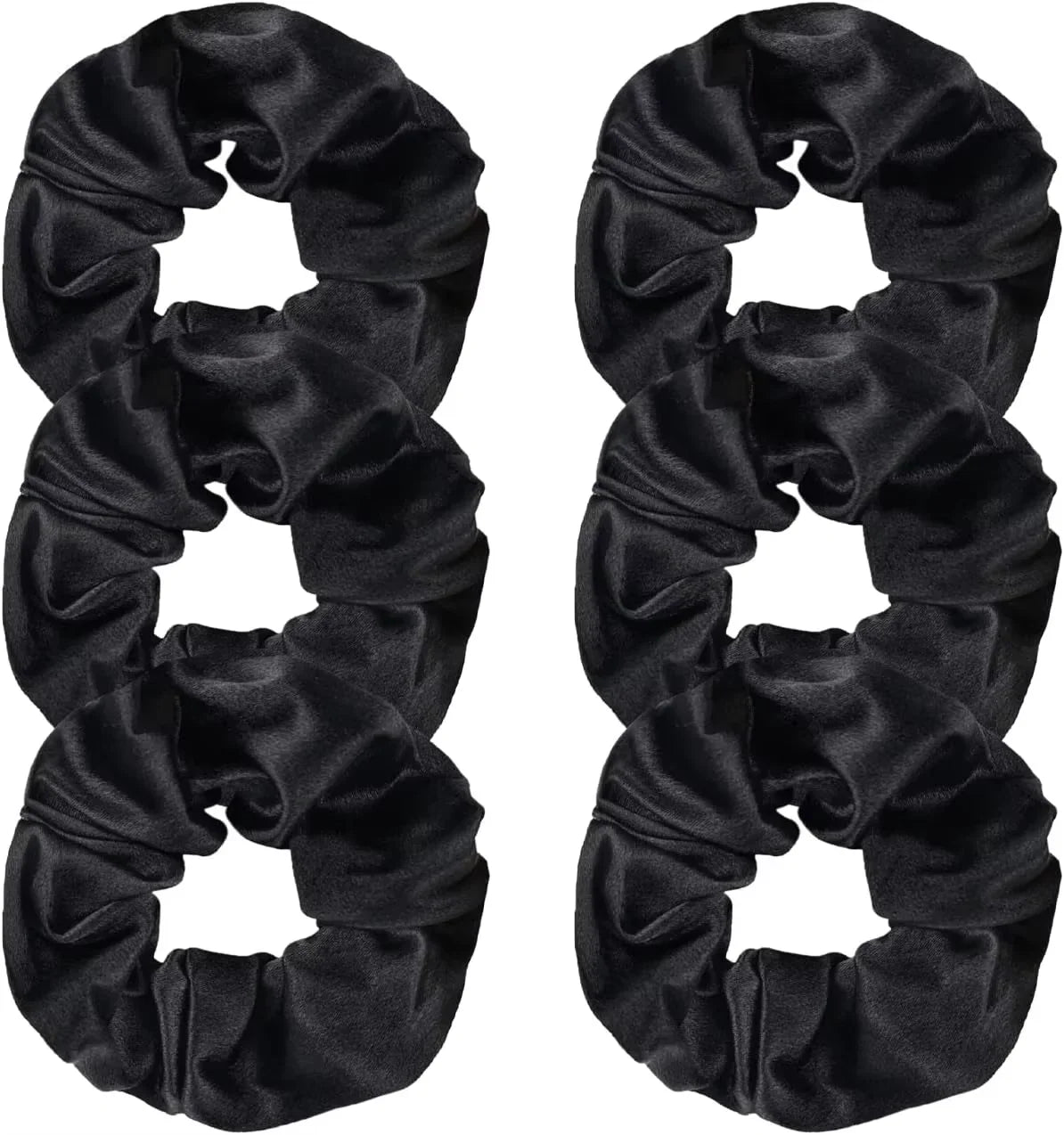Satin Scrunchies Elastic Hair Bands For Frizz Prevention Satin Velvet Hair Ties Satin Hair Scrunchies Ponytail Holders