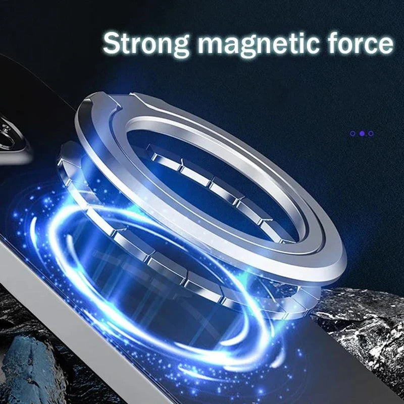 For MagSafe Magnetic Foldable Finger Ring Holder Stand Grip Mount for iPhone Android Smartphones