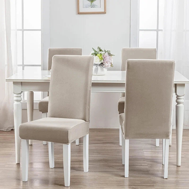 Waterproof Dining Chair Cover Stretch Chair Slipcover Removable Washable Chair Protector for Home, Restaurant, Kitchen,Banquet