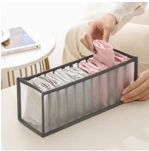 Underwear Storage Basket Bra Panties Socks Household Drawer Storage Separate Box Wardrobe Clothes Pants Compartments Organizer