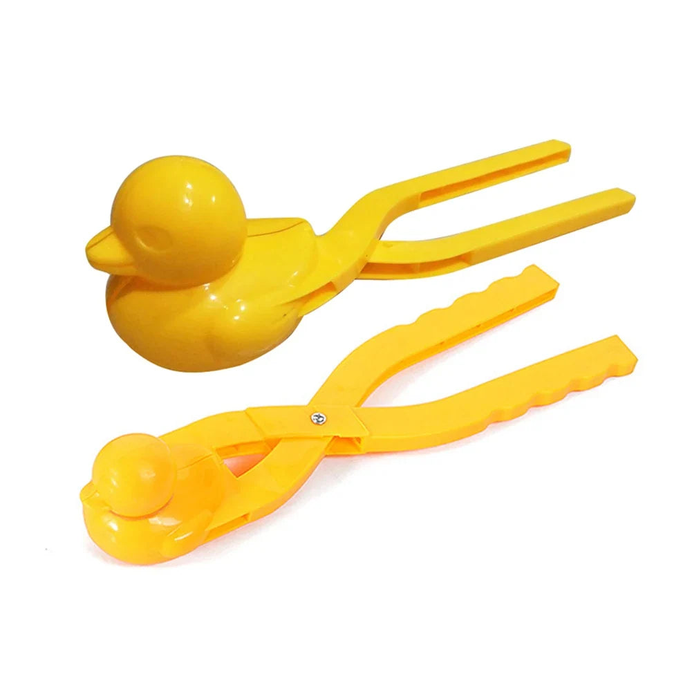 1/4pcs Snowball Clip Cute Duck Snowball Maker Clip Children Outdoor Winter Snow Sand Mold Outdoor Snowball Fight Fun Sports Toy