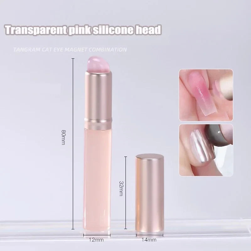 Mini Nail Art Tool Nail Brush Stain Gradient Blush Nail Rubber Mirror Powder Jelly Freeze Pen Nail Art Tool