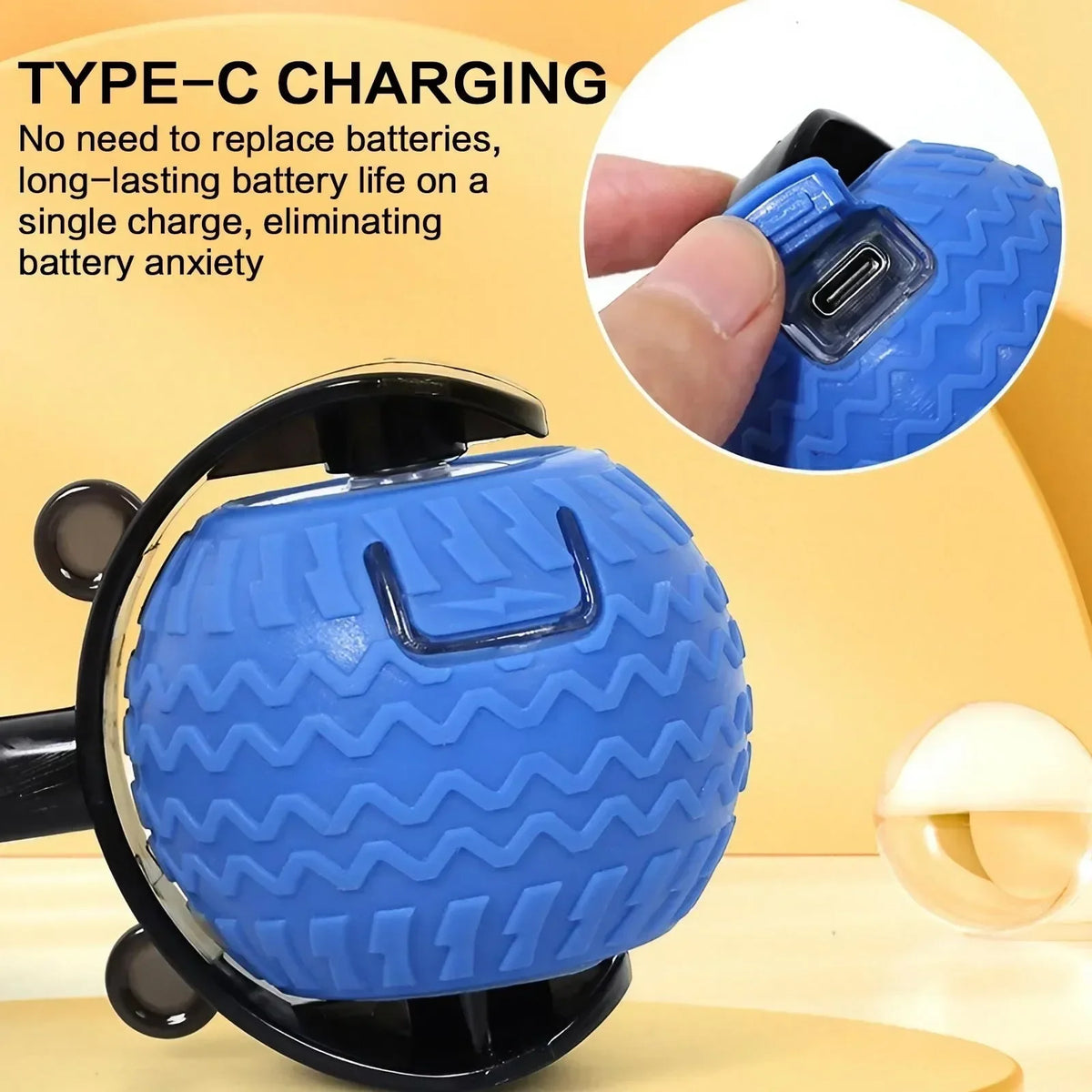 Automatic Rotating Smart Obstacle Avoidance LED Interactive Cat Toy 360 Degree Pet Playful Teasing Ball
