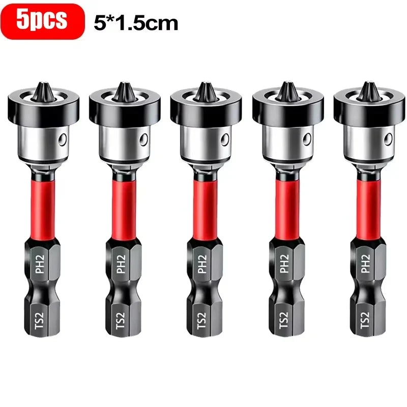 Magnetic Positioning Screwdriver Bits S2 Drywall Screw for Plasterboard Gypsum Board Locating Bit Batch Head Drilling Tools