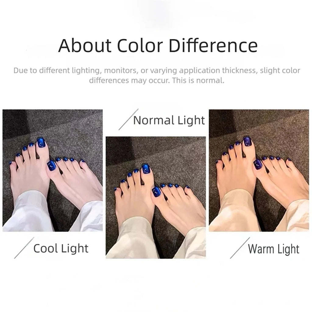 Sea Blue Glass Bead White Cat Eye & Foot Nail Polish 2026 New Cat's Eye Magnetic Gel Nail Polish