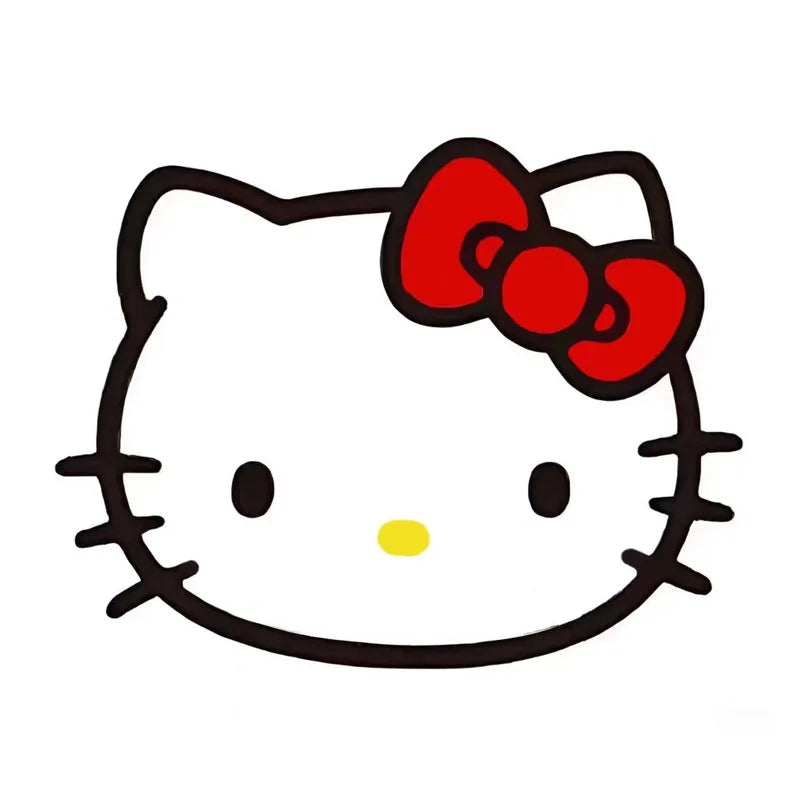Sanrio PU Leather Creative Girl's Gift Hello Kitty Key Bag Pull Out Cartoon Cute Used for Electric Vehicle Car Key Storage Bag