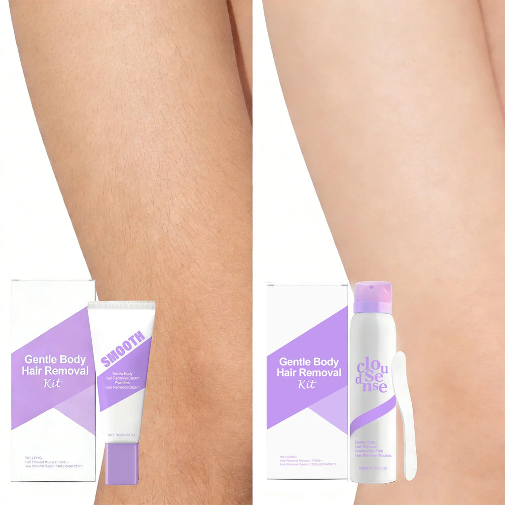 Painless Hair Removal Set for Underarm Private Body Leg Gentle Non-irritating Smooth Hair Growth Inhibitor Body Care for Women