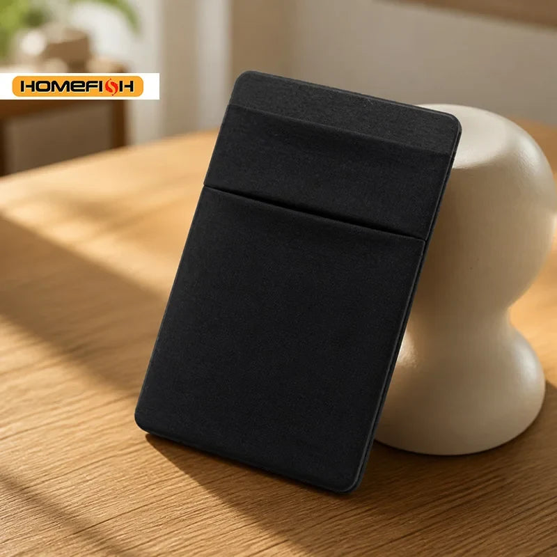 Fashion Elastic Cloth Phone Card Holder, Adhesive Sticker Pocket Wallet for Mobile Phone Credit ID Card Cash Storage
