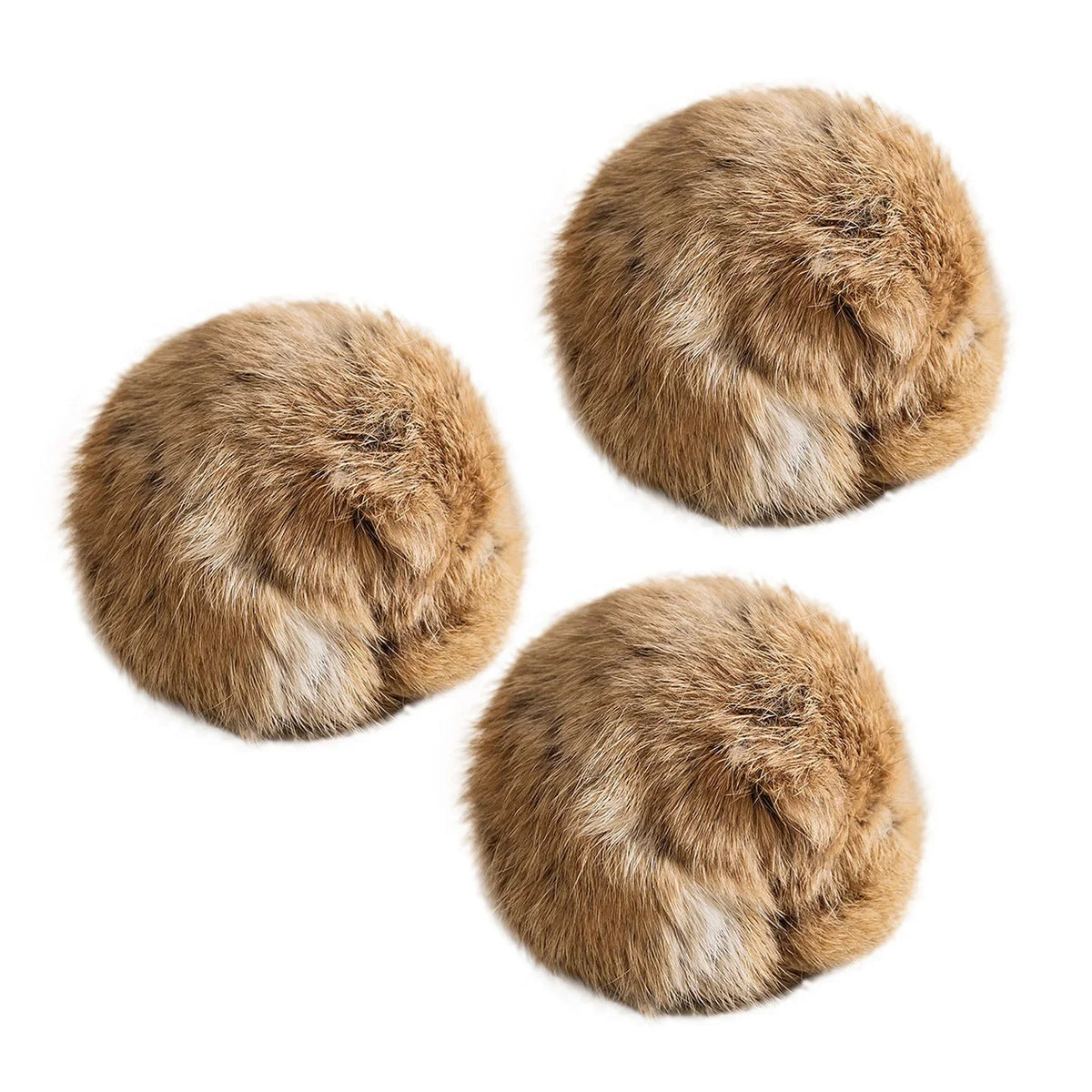 1/2/3/6Pcs Rabbit Fur Catnip Toy Balls Bite Resistant Interactive Chasing Plush Balls Self Play Stress Relief Kitten Toy 2026