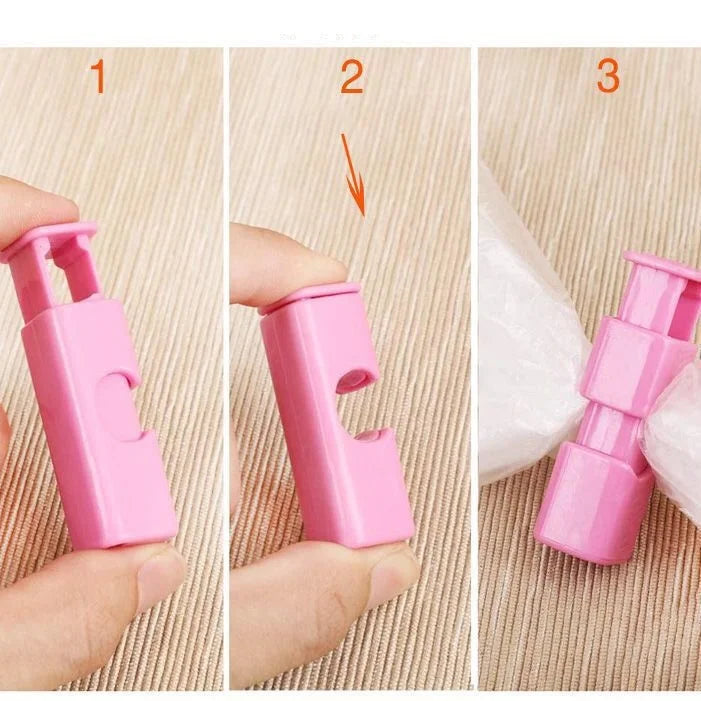 12Pcs Bag Sealing Clips,Moisture-Proof Spring Clips Suitable for Plastic and Snack Bags,Multifunctional Organizer for Storage