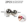 Nail Cat Eye Magnetic Ball With Nail Magnetic Stick Tool Set Double-head Strong Magnet Pen 3D Cat Eye Gel Nail Supplies