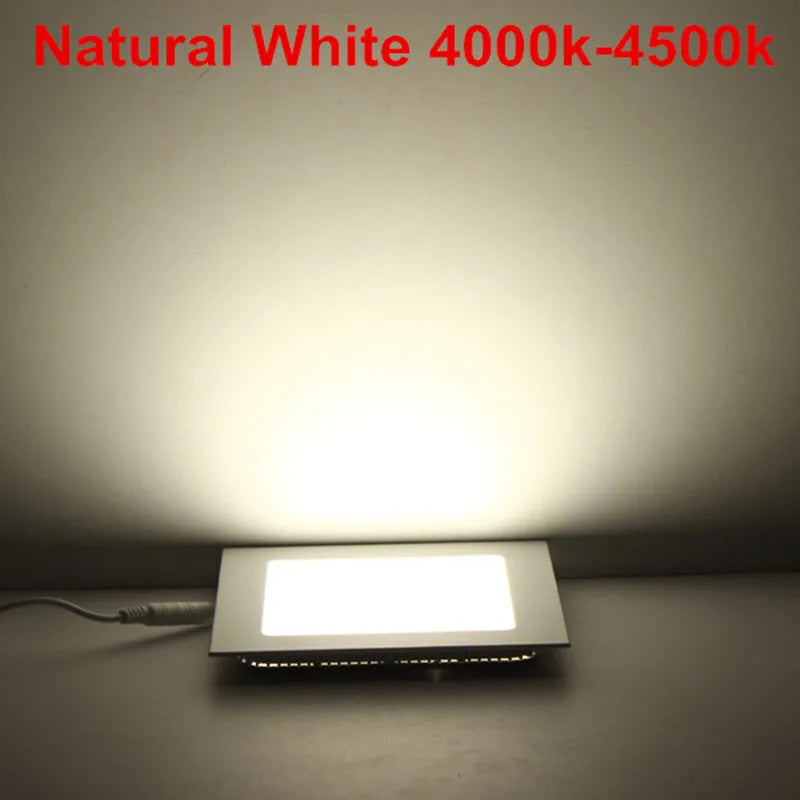 Led Downlight Dimmable 3W 4W 6W 9W 12W 15W 25W Square LED Spot Light AC110V/220V Ceiling Light Indoor Recessed Downlight