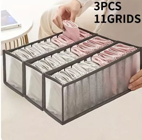 Underwear Storage Basket Bra Panties Socks Household Drawer Storage Separate Box Wardrobe Clothes Pants Compartments Organizer