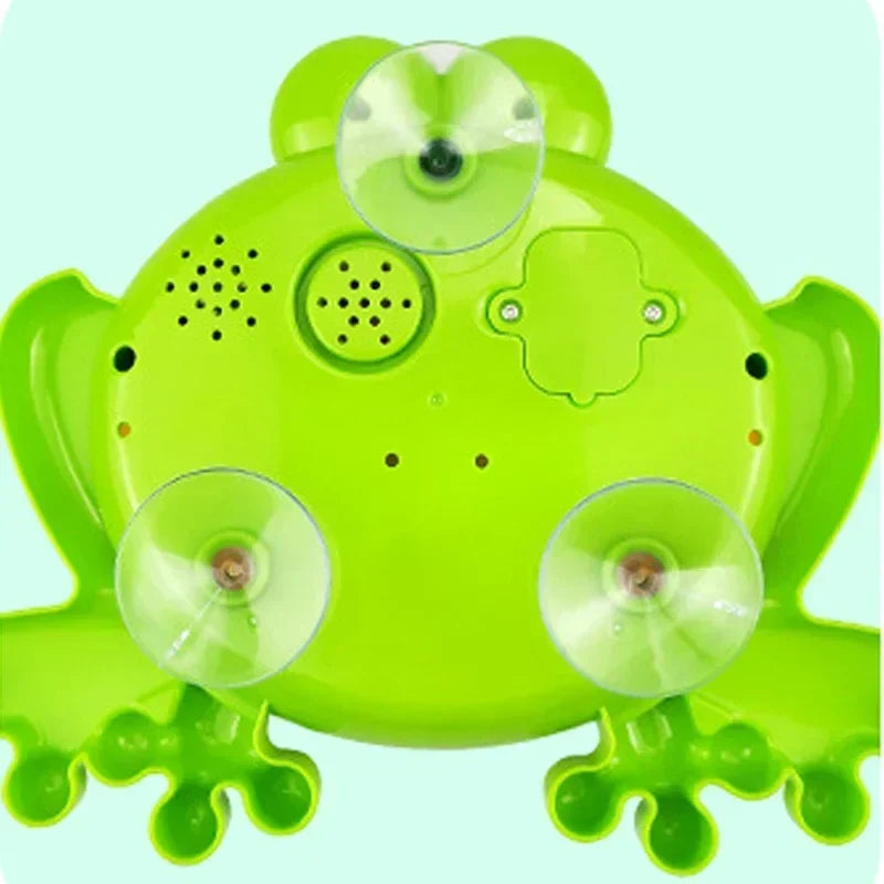 New Baby Bath Bubble Machine Crabs Frog Music Kids Bath Toy Bathtub Soap Automatic Bubble Maker Baby Bathroom Toy for Children